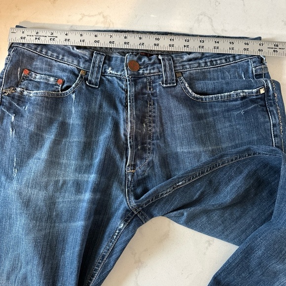 SEAL KAY INDEPENDENT DISTRESSED JEANS, Rahzel, Men’s, Size 34, Made in Italy, - Picture 13 of 16